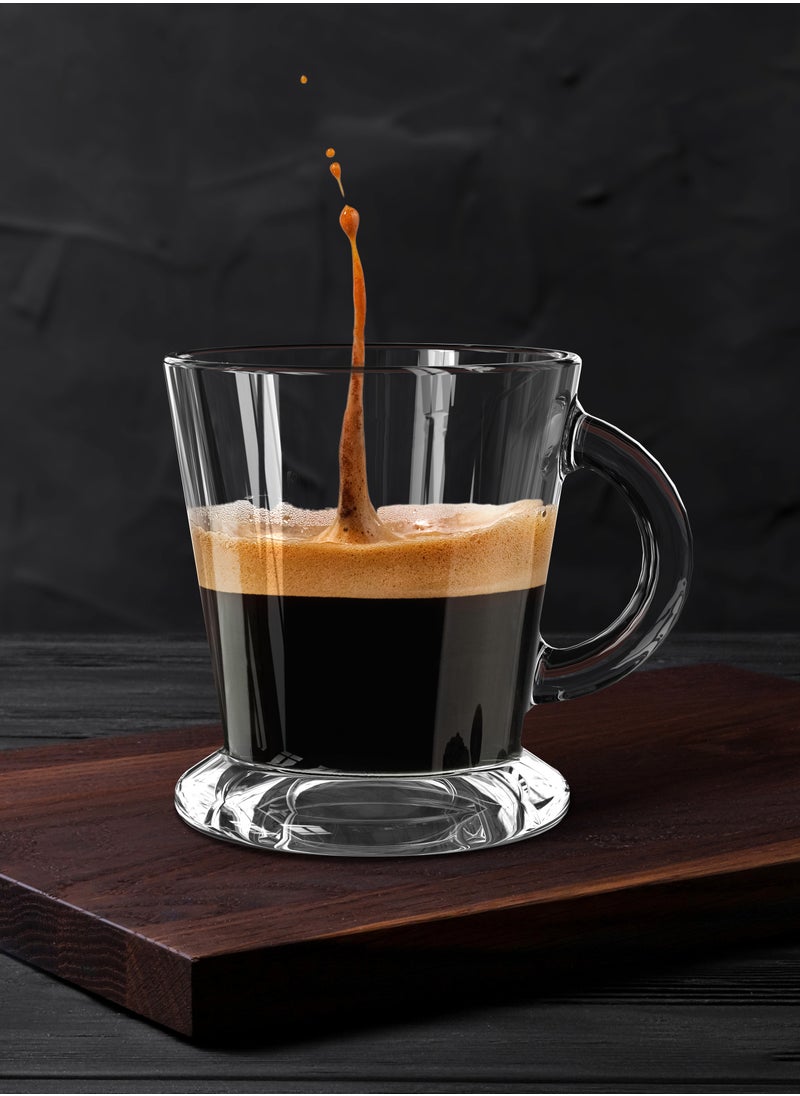 CITY GLASS Lychee Mug 80 ML - 6* Mugs Perfect Espresso cup simple transparent design  - Image 2