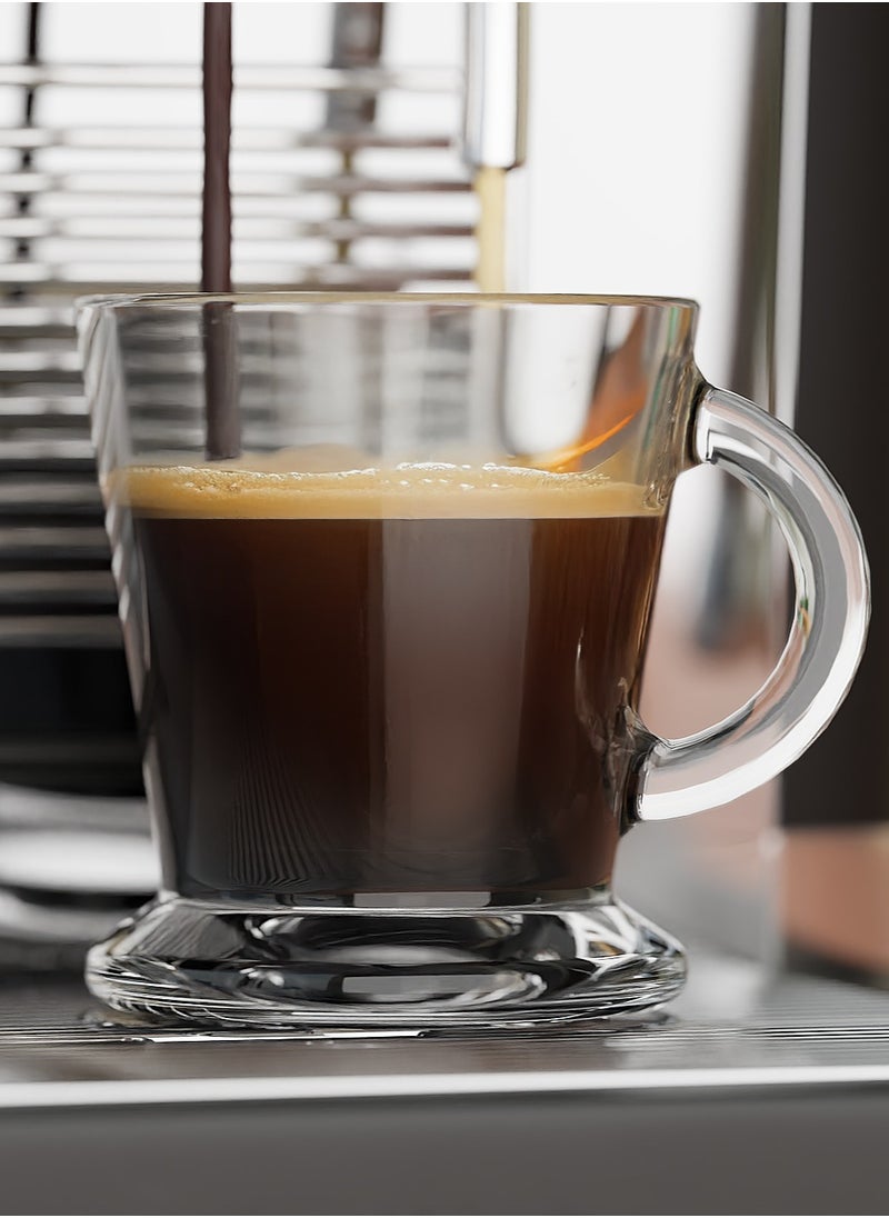 CITY GLASS Lychee Mug 80 ML - 6* Mugs Perfect Espresso cup simple transparent design  - Image 4