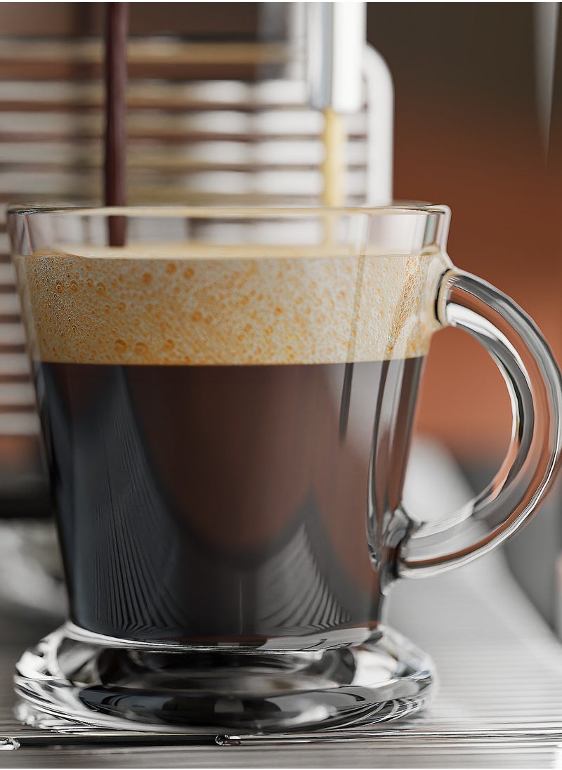 CITY GLASS Lychee Mug 80 ML - 6* Mugs Perfect Espresso cup simple transparent design  - Image 5