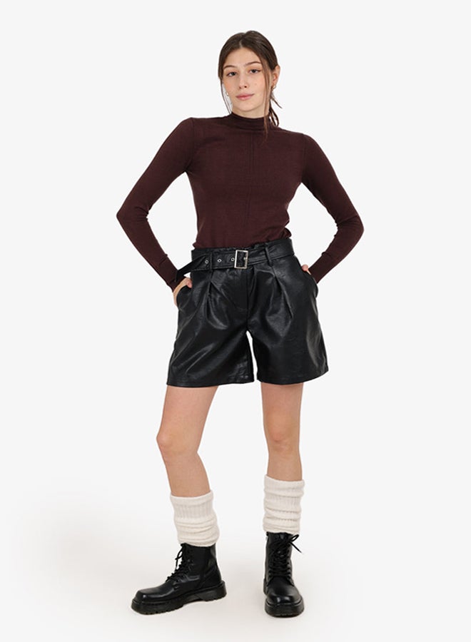 Carina Slim Mock Neck Top - Image 5