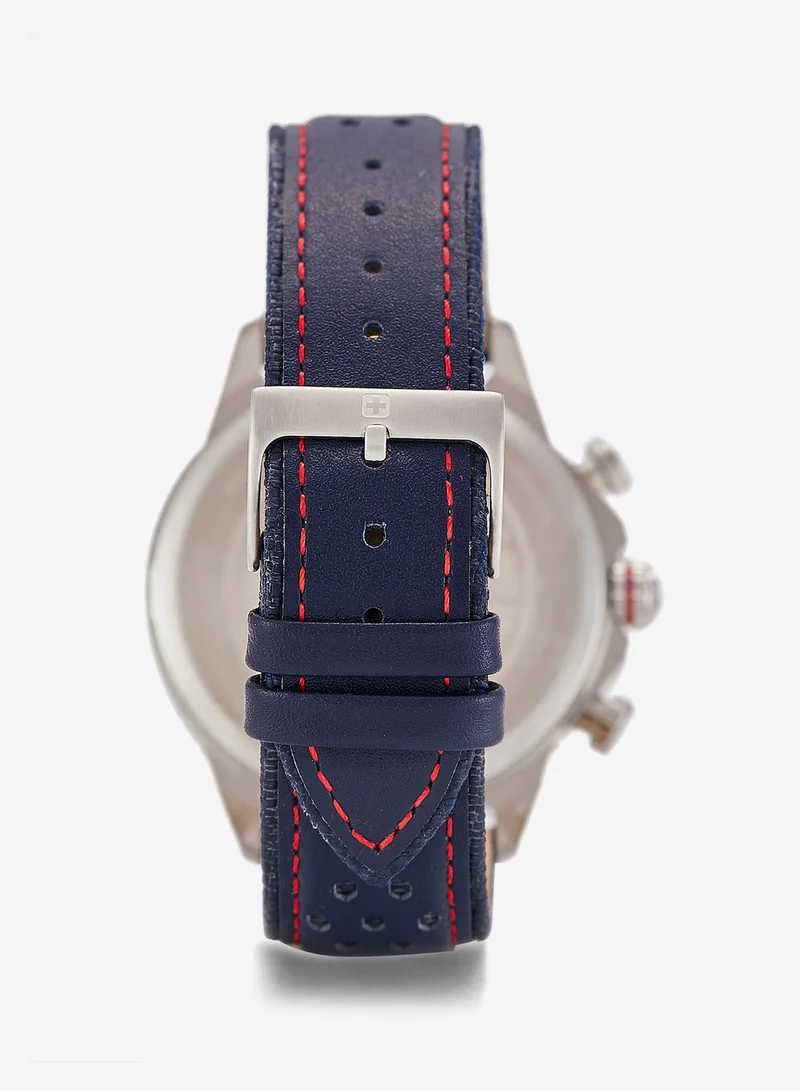Swiss Military  Leather Strap Analog Watch for Men | Best Price UAE