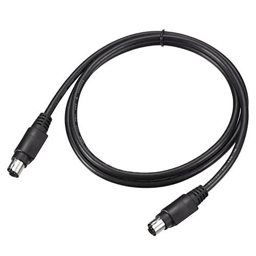MECCANIXITY PS2 Mouse and Keyboard Extension Cable 6 Pin 328 Feet Male to Male for PCBlack - Image 1
