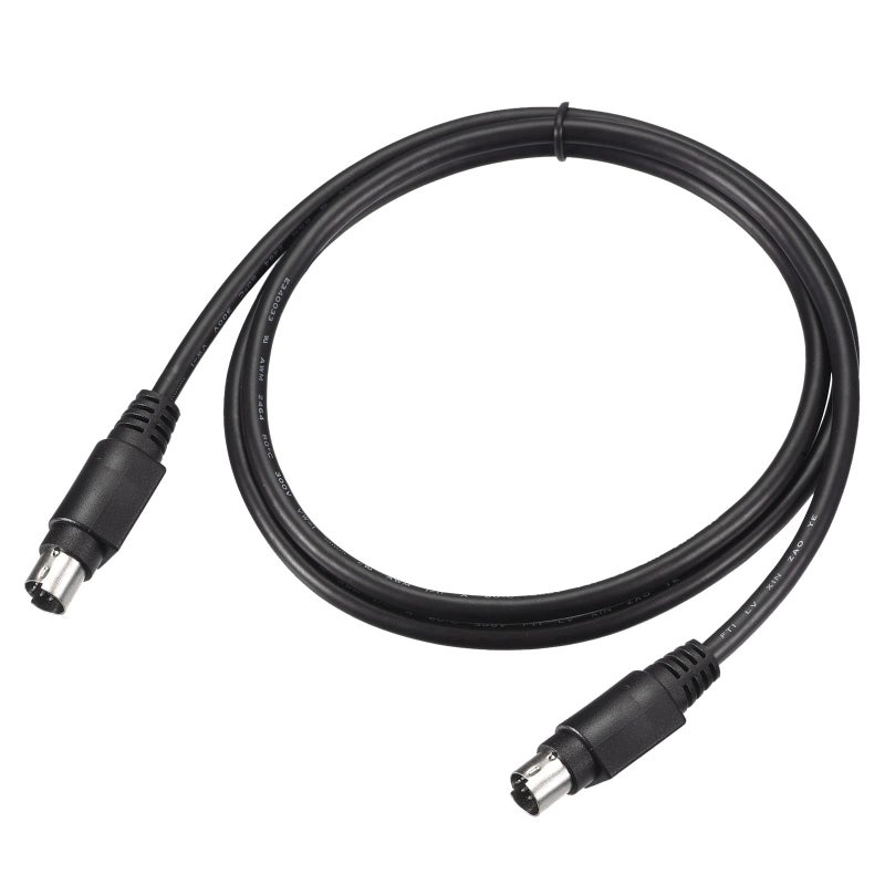 MECCANIXITY PS2 Mouse and Keyboard Extension Cable 6 Pin 328 Feet Male to Male for PCBlack - Image 2