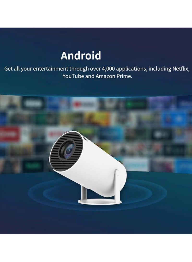 The Smartest Projector with 2.4 5G Wi-fi is a Portable HD Projector, Mini HD Magic Screen Projector with Bluetooth and Wi-fi.  - Image 2