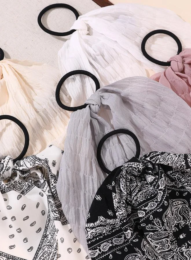 Take Two Set of 6 - Long Bow Hair Ties