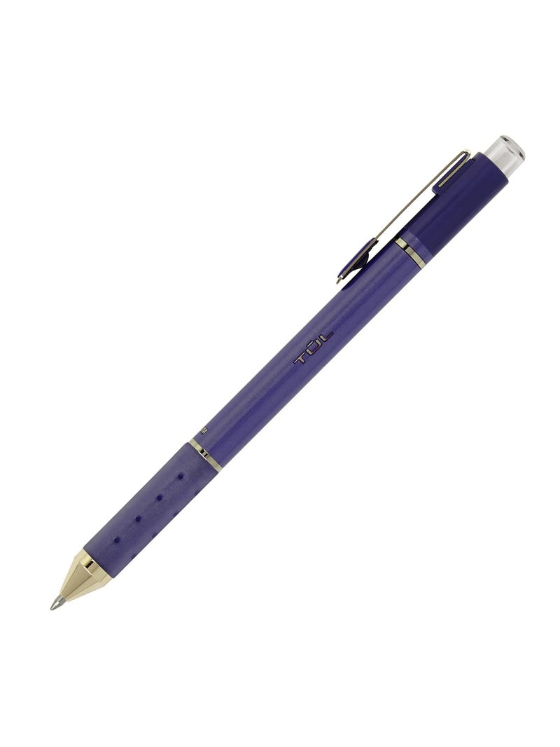 TULÂ® GL Series Retractable Gel Pens, Medium Point, 0.8 mm, Assorted Barrel Colors, Assorted Metallic Inks, Pack Of 4 Pens - Image 3