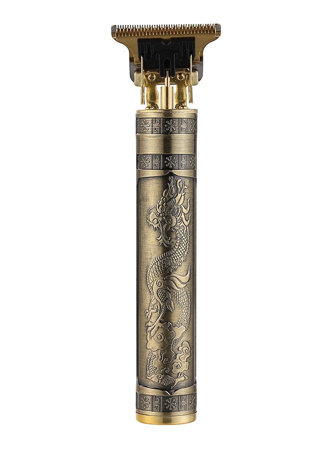 لوازم ماكينة حلاقة محمولة قابلة لإعادة الشحن - معدن - ماكينة كهربائية للحية والشعر مزوّدة بشفرات دقيقة، أمشاط بمقاسات مختلفة، وشحن USB - مثالية للوجه، الرقبة، الاستخدام أثناء السفر، والعناية المنزلية للرجال - Image 2