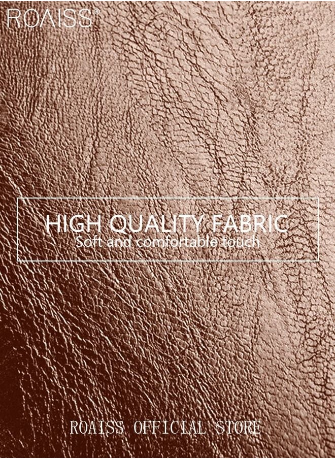 roaiss - Retro Elegant Handbag Advanced Leather Unique Chic All-match Large Capacity One Shoulder/Crossbody Messenger Bag for Women/Mother/Girl Friend Gift - Image 1