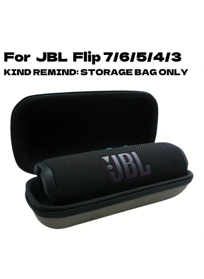 Compatible Speaker Storage Case For Jbl Flip 7 6 5 4 3 Orange Travel Bag - Image 1