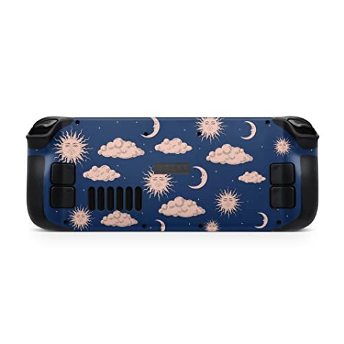 Tacky Design Purple Moon Skin LCD OLED Decal, Zodiac, Full Wrap Clouds, Steam Deck Sticker - Image 4