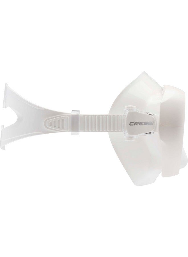 Cressi A1 White/White Clear Lens - Image 3