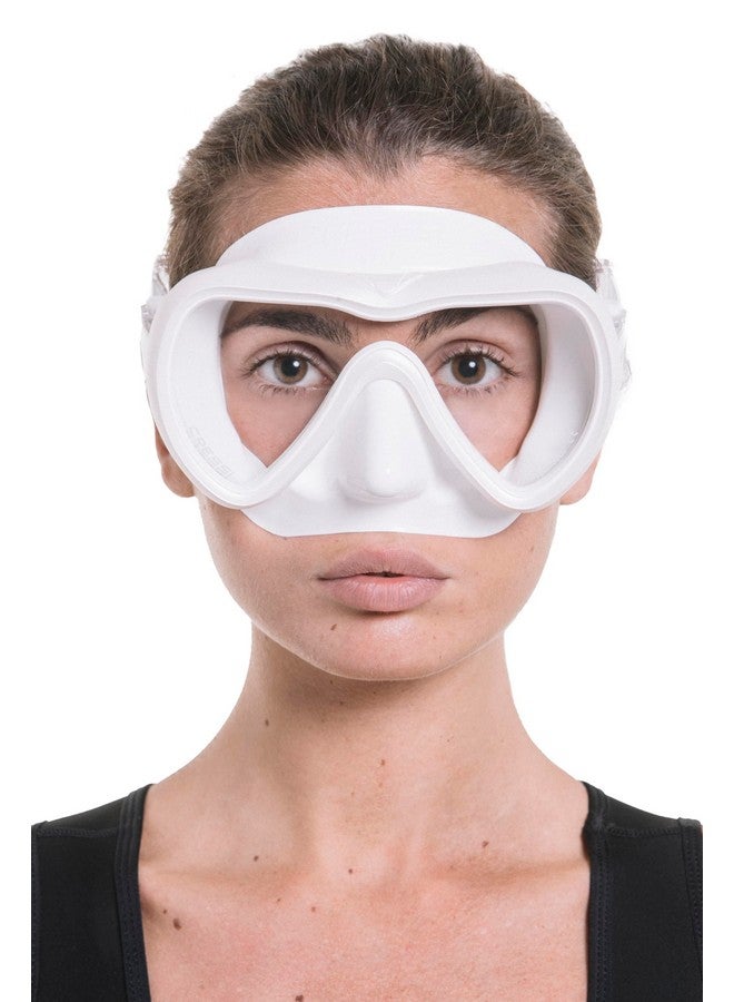 Cressi A1 White/White Clear Lens - Image 4