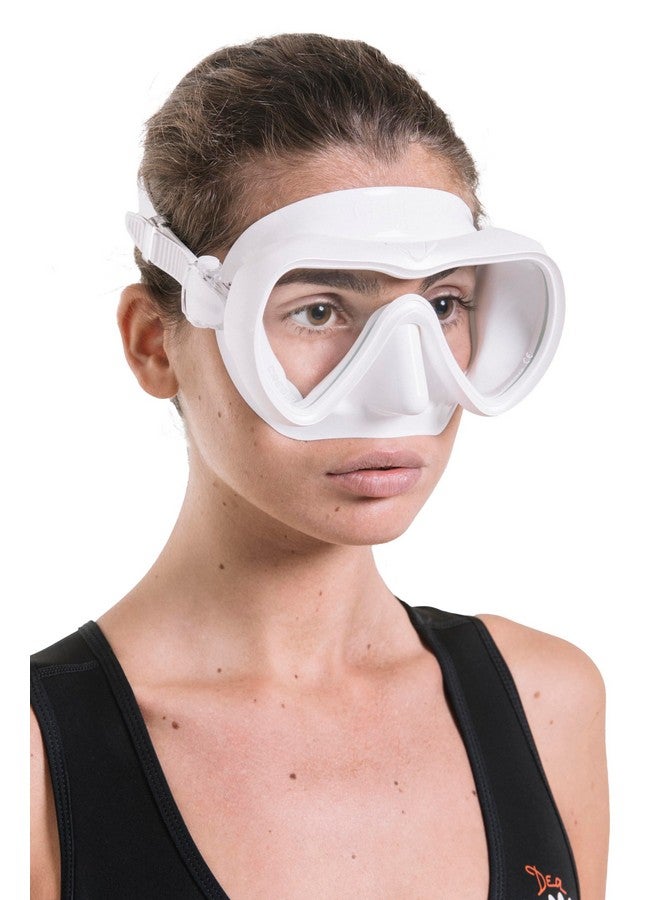 Cressi A1 White/White Clear Lens - Image 5