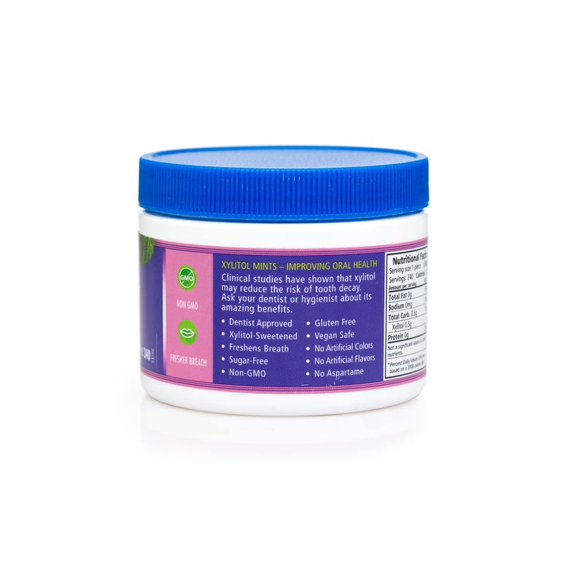 Xlear Spry Berry Blast Xylitol Mints, Sugar-Free Candy for Oral Health, Dry Mouth, Saliva Production, Bad Breath, 240 Pieces (Pack of 1) - Image 2