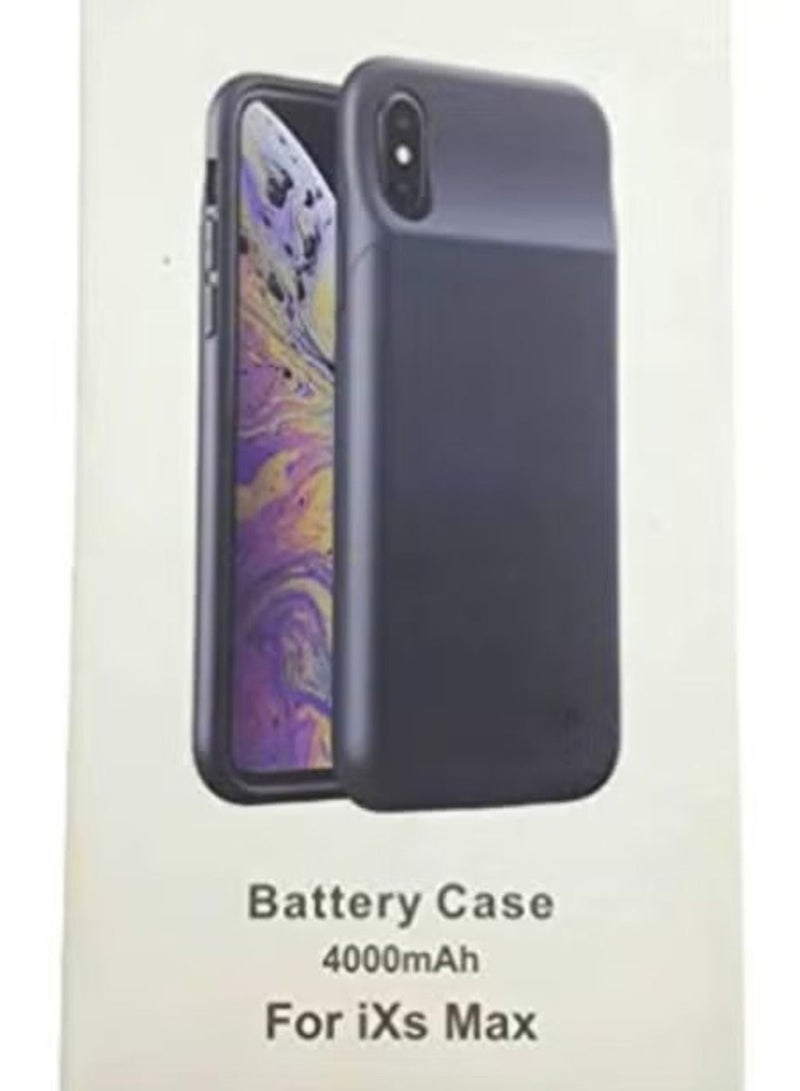 BORTONY 4000 mAh Battery Pack Case Cover For Apple iPhone XS Max Black - Image 4