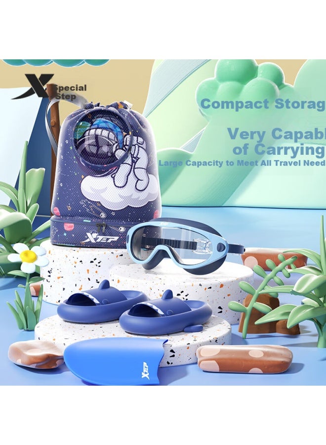Xtep Swimming Storage Bag Children's Swimming Bag Wet And Dry Separation Boys And Girls Waterproof Backpack - Image 1