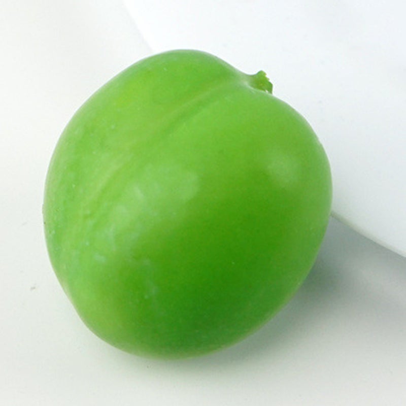 5PCS Realistic Plum Models Lifelike Fruit Decoration Simulation Photo Prop Cabinet Ornament for Home Shop Store Random Pattern - Image 2