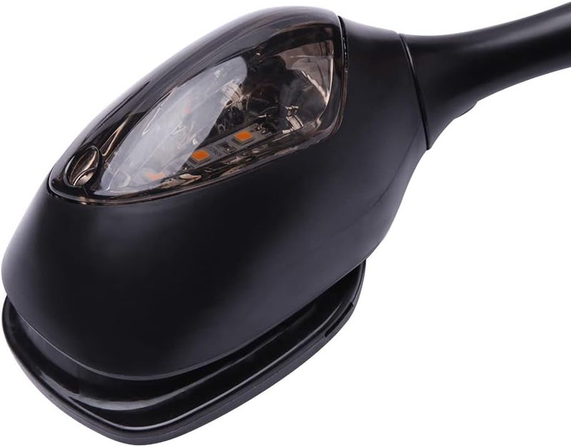 DREAMIZER Motorcycle LED Rear View Side Mirror with Turn Signal Lights - Compatible with GSXR 600 750 1000 - Image 3