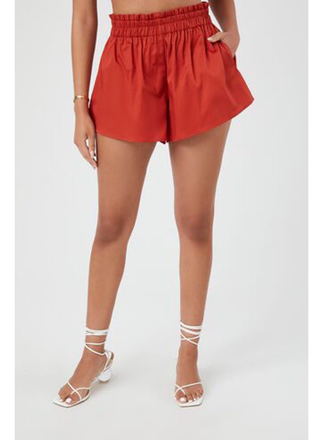 FOREVER 21 Smocked Flare Shorts - Image 2