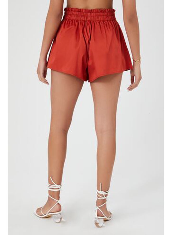 FOREVER 21 Smocked Flare Shorts - Image 4