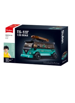 Sluban Sluban - Model Bricks TS-1 1/35 Surfer Car 276 Pieces - M38-B1191  - Image 1