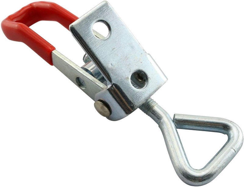 Tegg 4PCS Latch Catch Cabinet Boxes Handle Toggle Lock Clamp Hasp Silver 4001 - Image 4