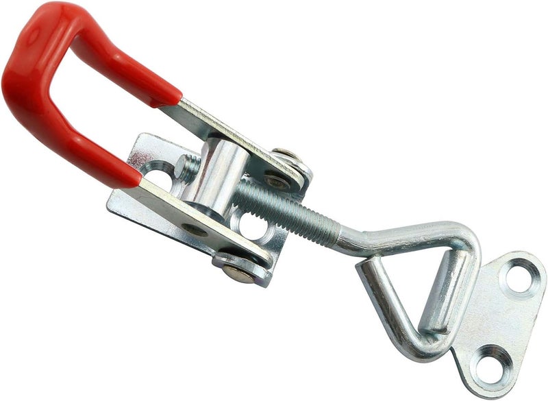 Tegg 4PCS Latch Catch Cabinet Boxes Handle Toggle Lock Clamp Hasp Silver 4001 - Image 3