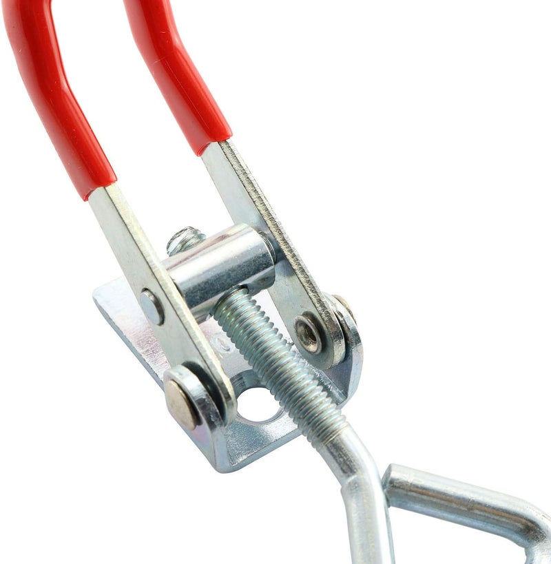 Tegg 4PCS Latch Catch Cabinet Boxes Handle Toggle Lock Clamp Hasp Silver 4001 - Image 5