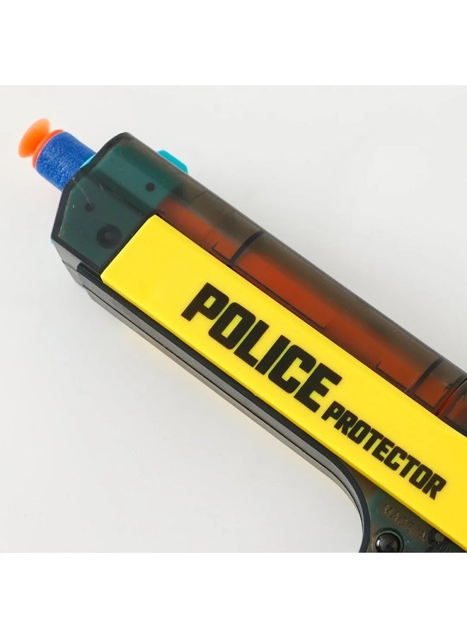 TOY GARDEN 2-in-1 Soft Bullet Gun & Water Gun Set with Handcuff and Police Badge – Kids Police Role Play Toy Game Set - Image 4