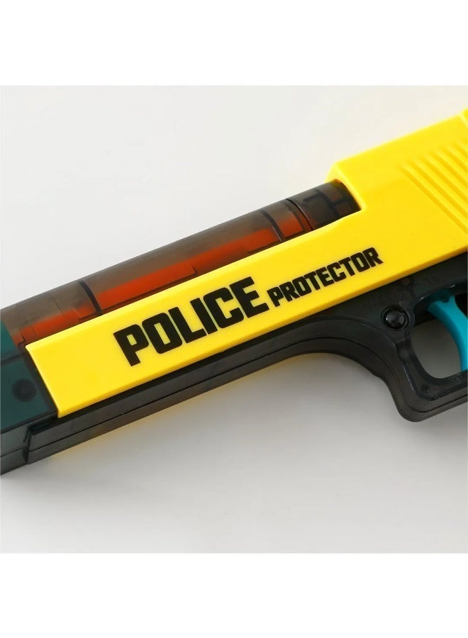 TOY GARDEN 2-in-1 Soft Bullet Gun & Water Gun Set with Handcuff and Police Badge – Kids Police Role Play Toy Game Set - Image 4