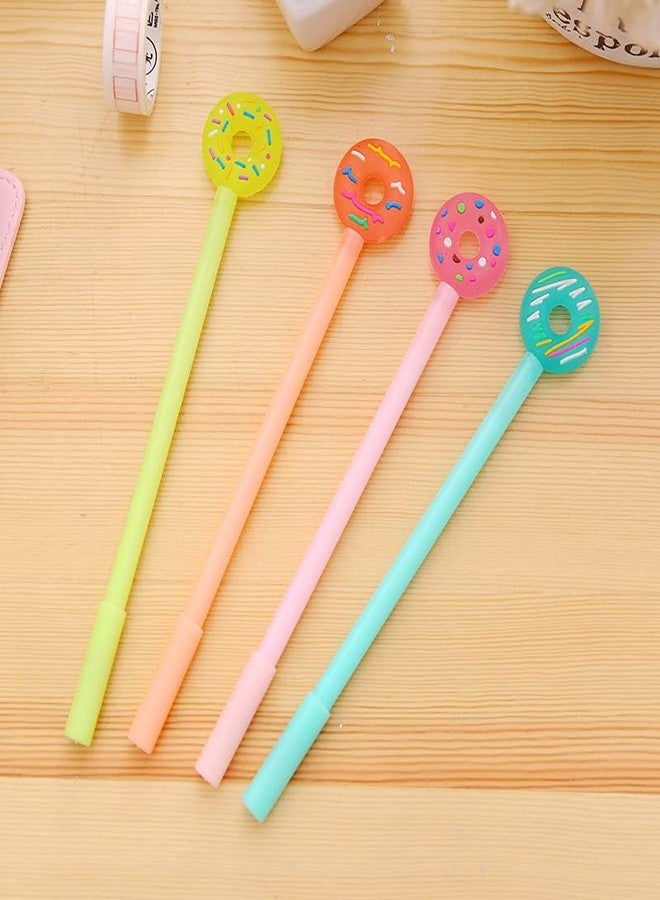 A'SHOP Blue Ink Donut/Candy Gel Pens 0.38 mm for School Going Kids (Set of 6 Pens) - Image 3