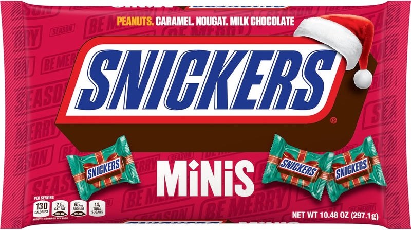 Snickers Holiday Minis - Milk Chocolate Treats - Image 1