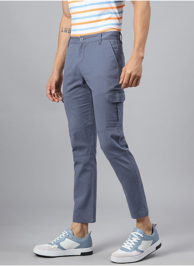 Hubberholme Mid Blue Pants For Men  - Image 2