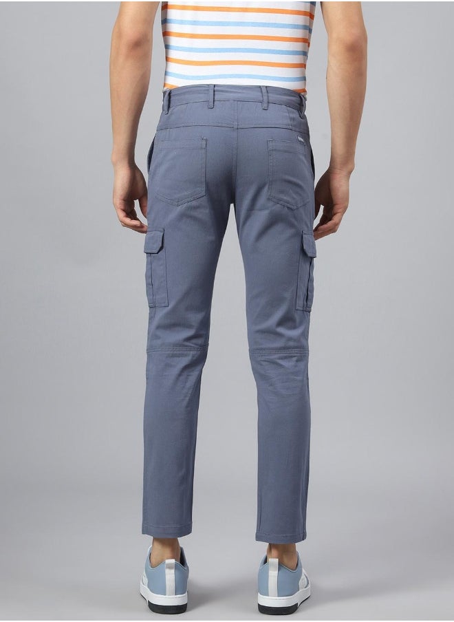 Hubberholme Mid Blue Pants For Men  - Image 4