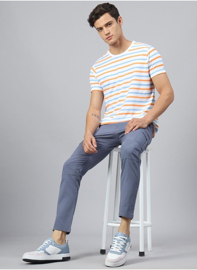 Hubberholme Mid Blue Pants For Men  - Image 5