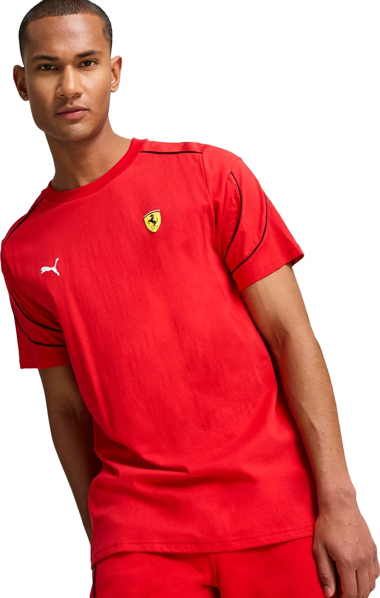 بوما Ferrari Race Mt7+ Men's Red Casual Style T-Shirt 62704502
