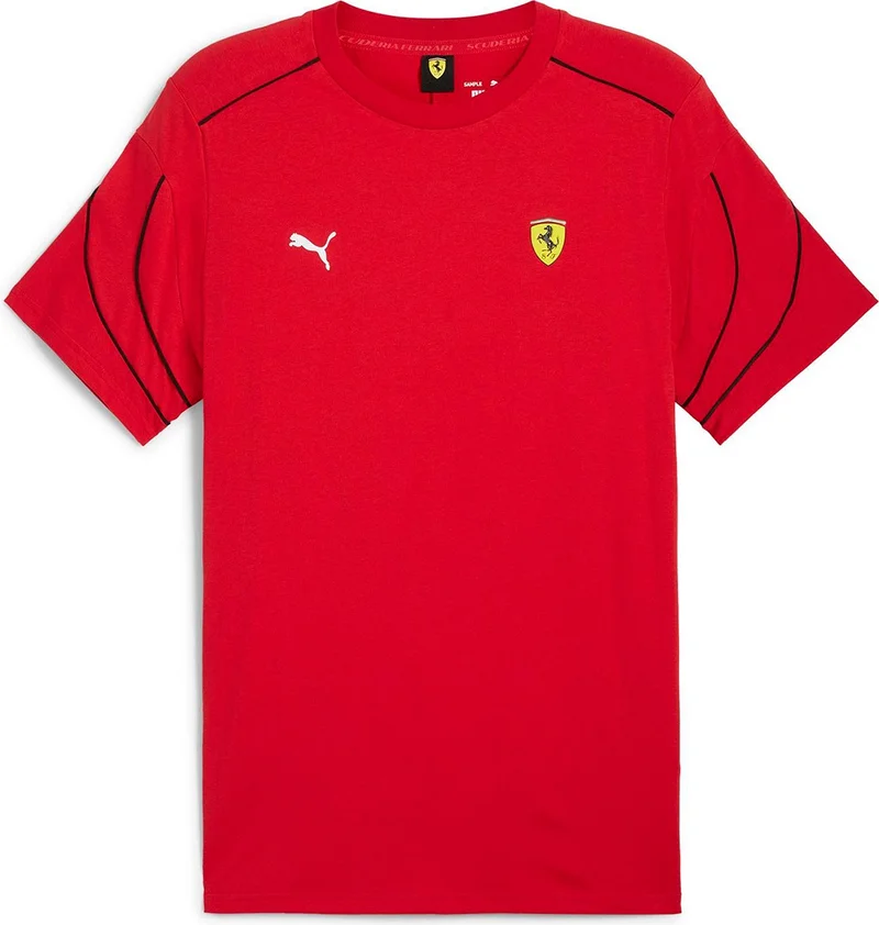 بوما Ferrari Race Mt7+ Men's Red Casual Style T-Shirt 62704502