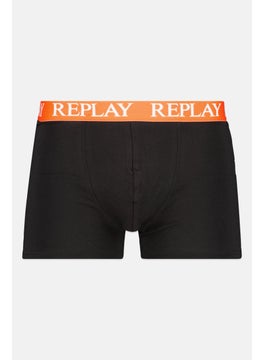 Replay Men 2 Pack Brand Logo Trunk, Black  - Image 4