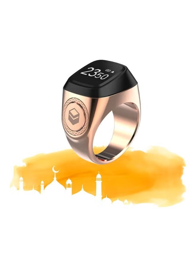 22mm Zikr Ring Smart Ring with Vibration Reminder Tasbih Counter and Bluetooth Connection for Exclusive IQIBLA App and 5 Daily Prayer Reminders - Image 1