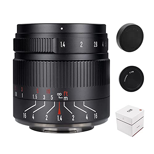7artisans 55mm F1.4 II APS-C Aperture Portrait Prime Camera Lens for Nikon Z Mount Mirrorless Cameras Z6 Z7 Z250, Multicolor - Image 1