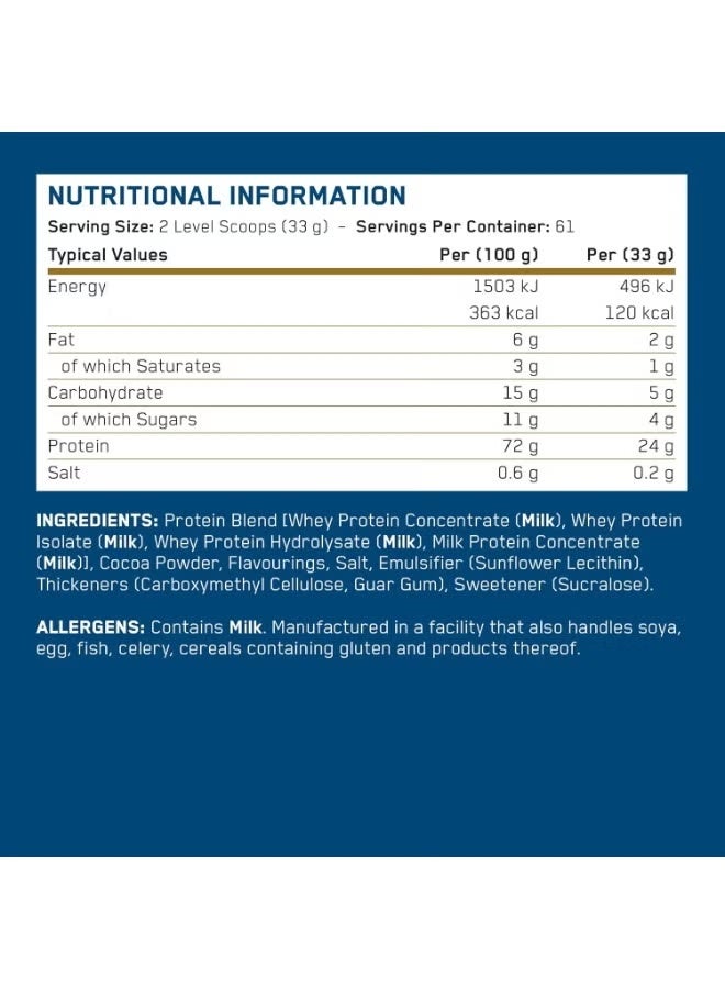 أبلايد نيوتريشن مزيج بروتين مصل اللبن من أبلايد نيوتريشن كريتيكال، بنكهة الشوكولاتة البيضاء والبندق، 2 كجم - Image 5
