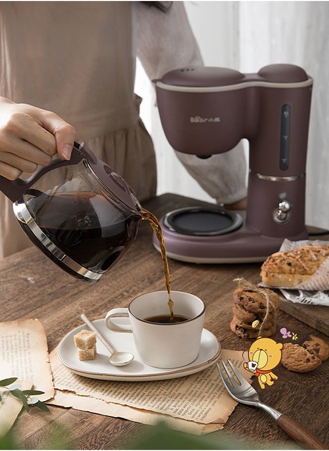 Bear - Drip Coffee Maker - Electric Coffee Machine - With Glass Coffee Pot, Reusable Filter - 600 mL - Image 1