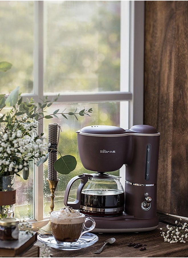 Bear - Drip Coffee Maker - Electric Coffee Machine - With Glass Coffee Pot, Reusable Filter - 600 mL - Image 1