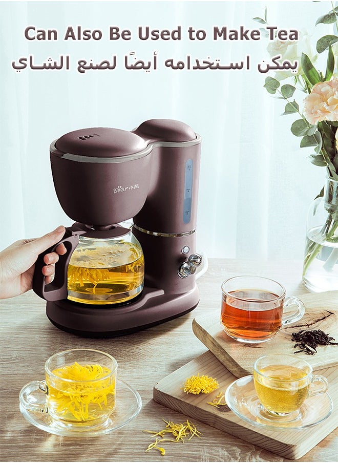 Bear - Drip Coffee Maker - Electric Coffee Machine - With Glass Coffee Pot, Reusable Filter - 600 mL - Image 1