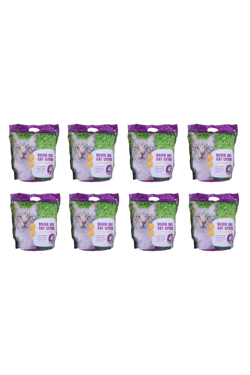 Cat litter,crystal cat litter,1.6kg perbag x 8 bags package,super value pack,excellent cat litter - Image 1
