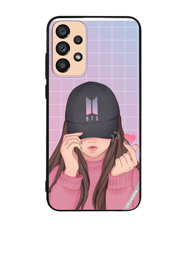 VR CREATIVE Protective Case Cover For Samsung Galaxy A72 Bts Cap Girl Design Multicolour - Image 1