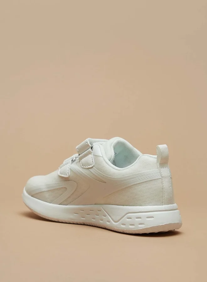 Dash Kids' Textured Hook and Loop Closure Sports Shoes