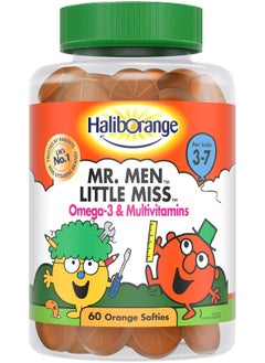 Haliborange Haliborange Kids Vitamins Mr. Men Little Miss Omega-3 and Multivitamins Softies, 60S  - Image 1