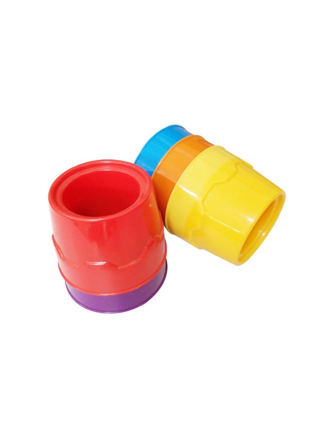 Color Water Tank Red Yellow Blue Green Orange Purple Water Storage Tank 6 Children Handmade DIY Making Materials Kindergarten Toys-Color:Red Yellow Blue Green Orange Purple - Image 3