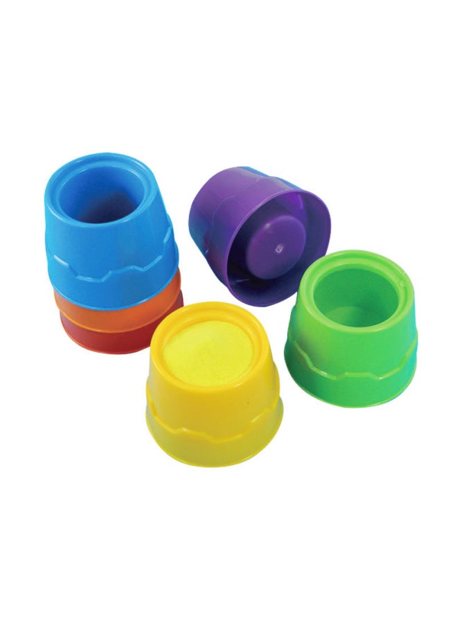 Color Water Tank Red Yellow Blue Green Orange Purple Water Storage Tank 6 Children Handmade DIY Making Materials Kindergarten Toys-Color:Red Yellow Blue Green Orange Purple - Image 1